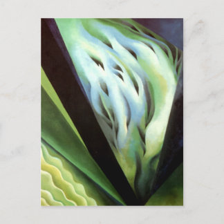 Cartão Postal Música Verde Azul