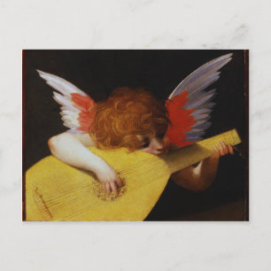 Cartão Postal Musical Angel, Rosso Fiorentino