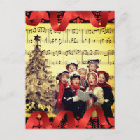 Musical de Fita Vermelha dos Carolers de Natal