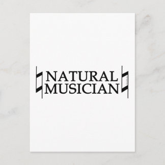 Cartão Postal Músico Natural
