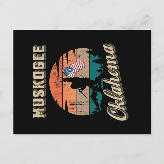 Cartão Postal Muskogee Oklahoma (Frente)