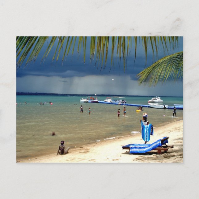 Cartão Postal Mussulo Luanda (Frente)