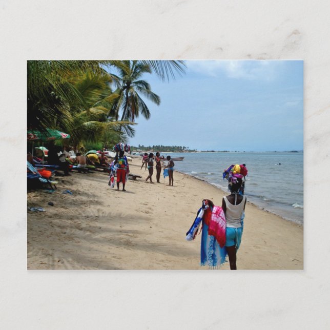 Cartão Postal Mussulo - Luanda (Frente)