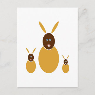 Cartão Postal Mustard Bunnies