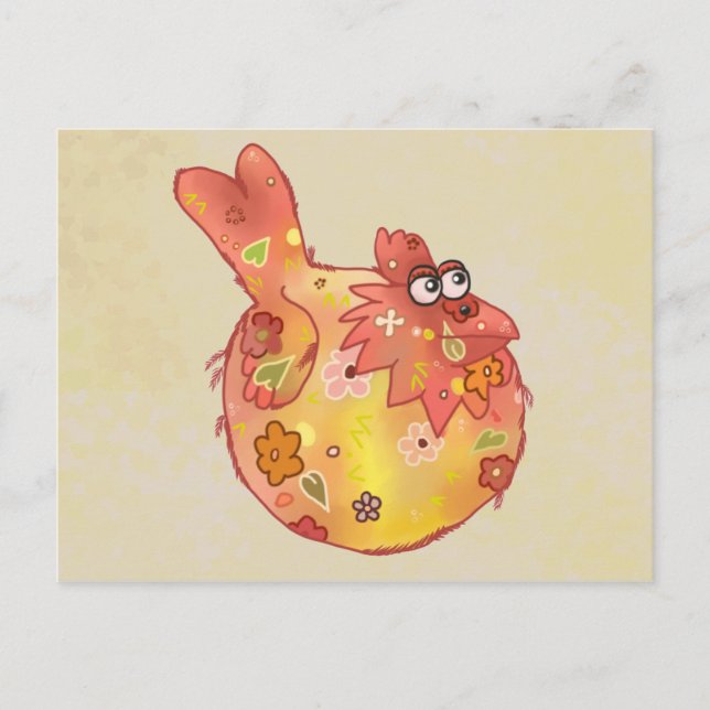 Cartão Postal Musterhuhn (Frente)