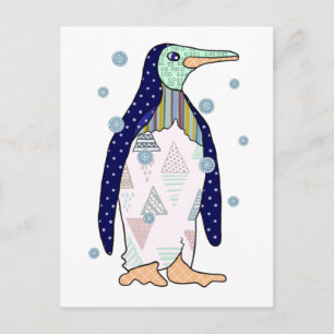 Cartão Postal Musterpinguina