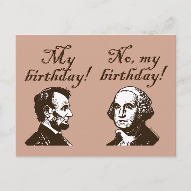 Cartão Postal My Birthday (Frente)