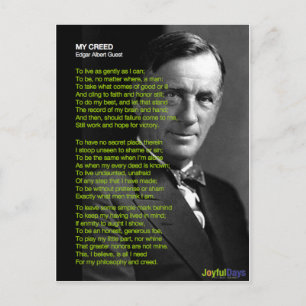 Cartão Postal My Creed