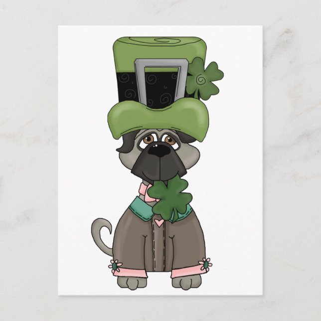 Cartão Postal My Irish Hat (Frente)