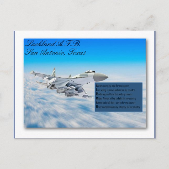 Cartão Postal My Military Collection (Frente)