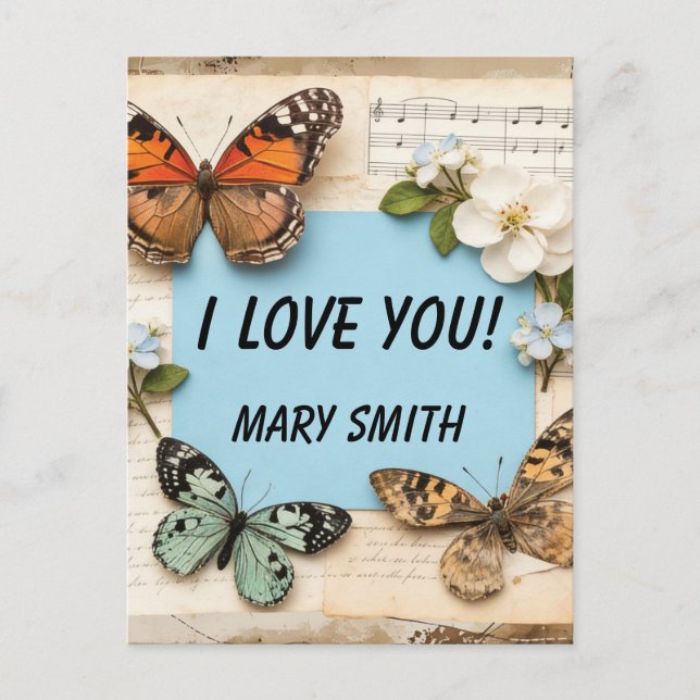 Cartão Postal My Scrapbook  (Frente)