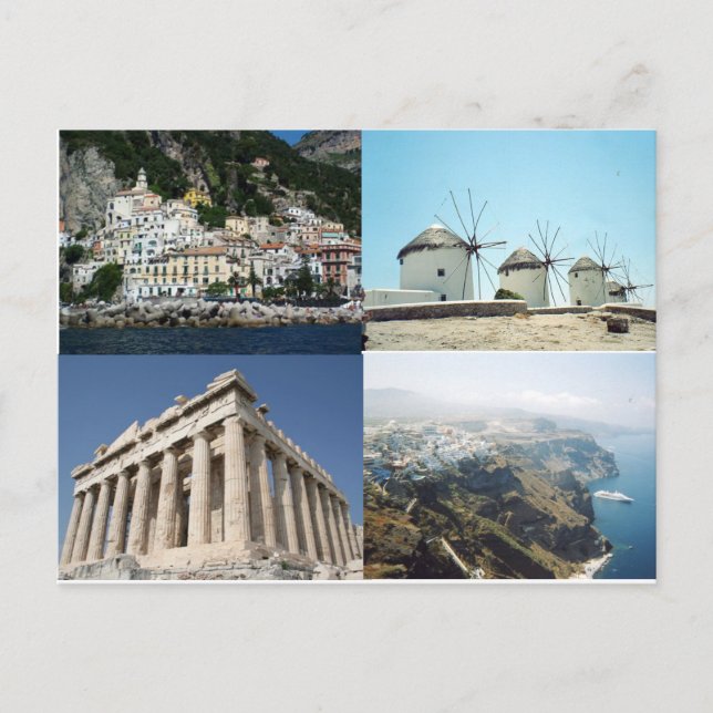 cartão postal mykonos (Frente)