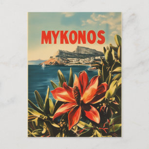 Cartão Postal Mykonos vintage