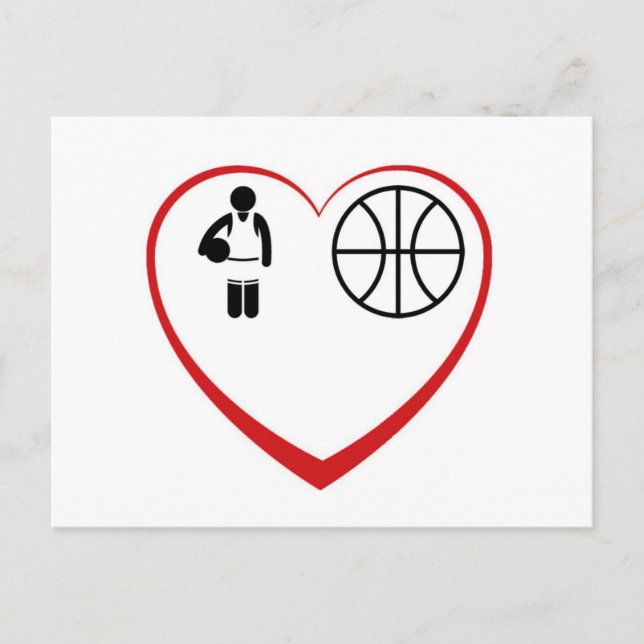 Cartão Postal MyLove: Basquete (Frente)