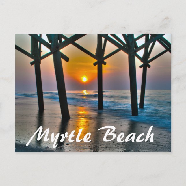 Cartão Postal Myrtle Beach (Frente)