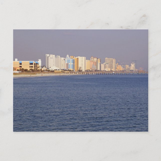 Cartão Postal Myrtle Beach, Carolina do Sul (Frente)
