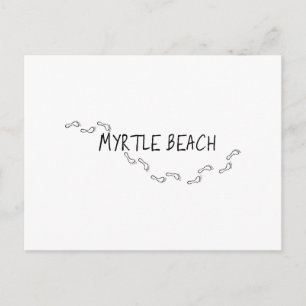 Cartão Postal Myrtle Beach Pegprint