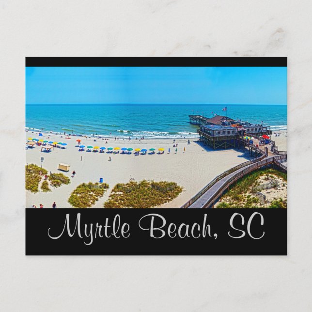 Cartão Postal Myrtle Beach SC (Frente)