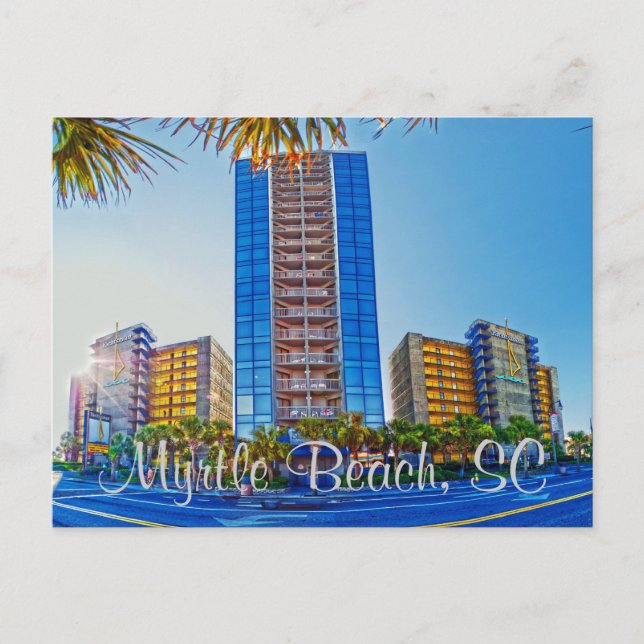 Cartão Postal Myrtle Beach SC (Frente)