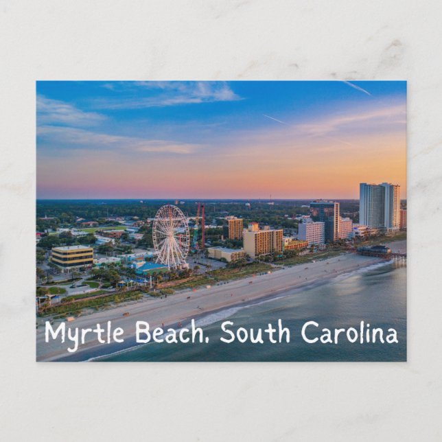 Cartão Postal Myrtle Beach South Carolina Postcard Viagem (Frente)