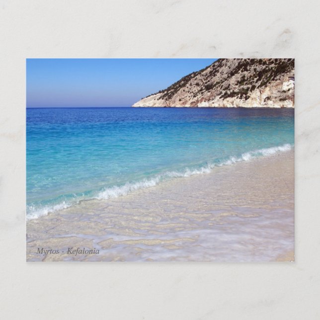Cartão Postal Myrtos - Kefalonia (Frente)