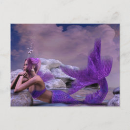 Cartão Postal Mystic Siren Fantasy Mermaid Art