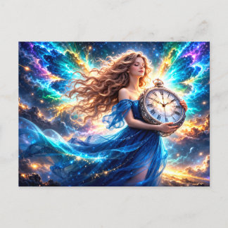 Cartão Postal Mystik Woman Postkarte – Galaktisch schön