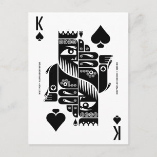Cartão Postal Mythos Osiris King of Spades