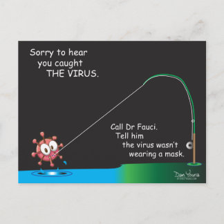 Cartão postal nº 3 na série CORONA de Dan Youra