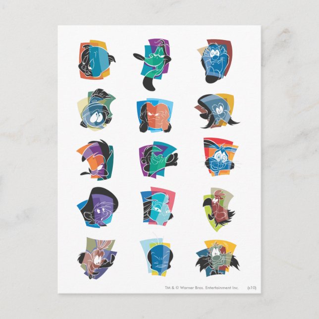 Cartão Postal Nº 5 da operação de fotos do LOONEY TUNES™ (Frente)