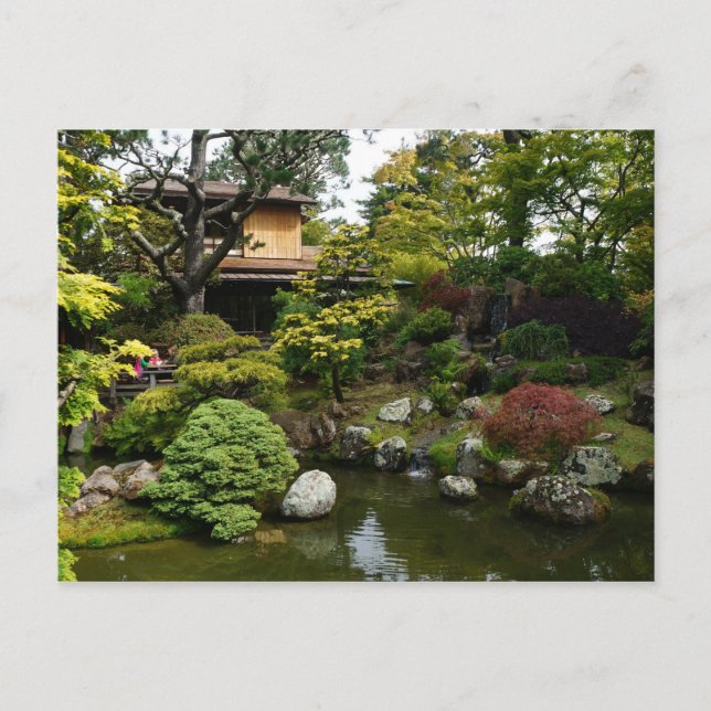 Cartão postal nº 9 do Jardim Tea Japonês de São Fr (Frente)