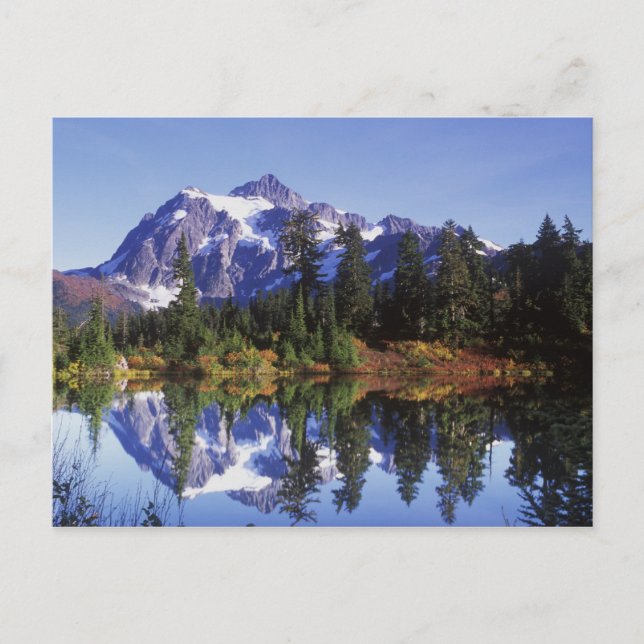 Cartão Postal N.A., EUA, Washington, Mt. Baker & Snoqualmie (Frente)