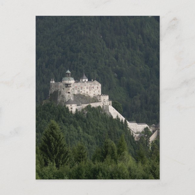 Cartão Postal N.o 5 Hohenwerfen Castle Áustria (Frente)