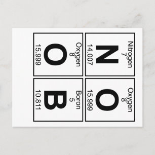 Cartão Postal N-O-O-B (noob) - Cheio