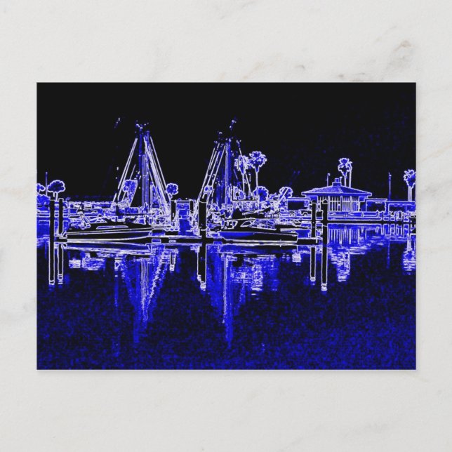 Cartão Postal Na Baía de Corpus Christi (Frente)