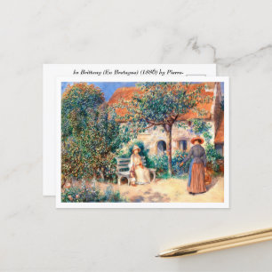 Cartão Postal Na Bretanha, por Pierre-Auguste Renoir