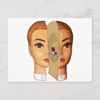 Cartão Postal na cabeça