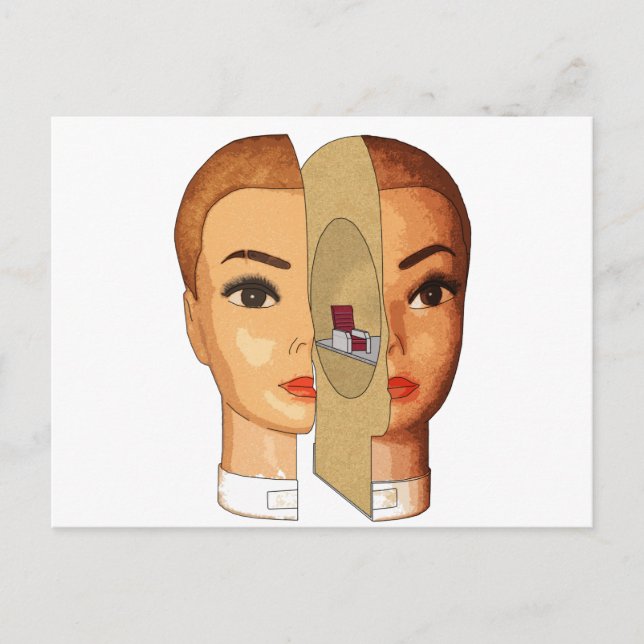 Cartão Postal na cabeça (Frente)