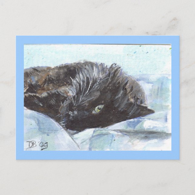 Cartão Postal Na cama (Frente)