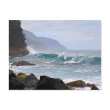 Na Costa Pali em Kauai, Havaí