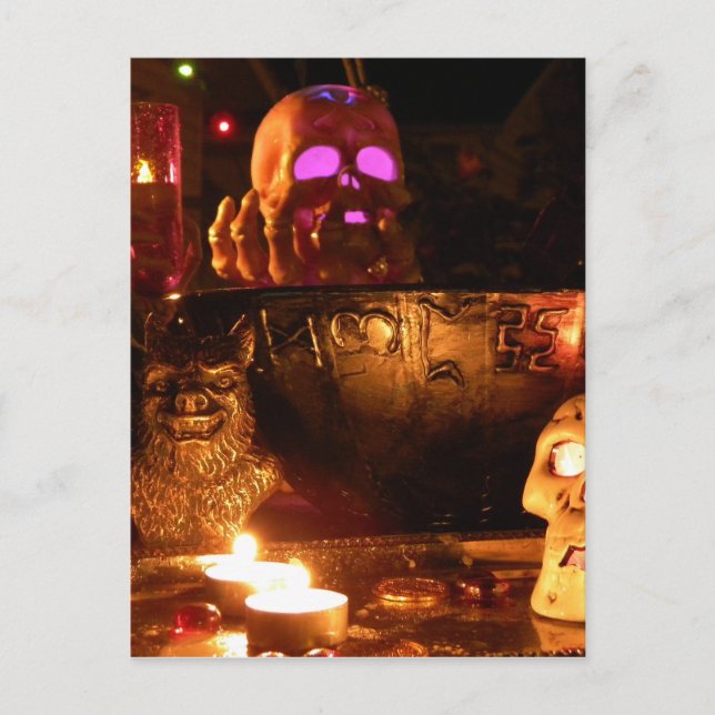 Cartão Postal Na escuridão (Frente)