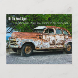 Cartão Postal Na Estrada De Novo.