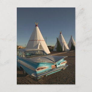 Cartão Postal NA, EUA, Arizona, Holbrook Route 66, Wigwam