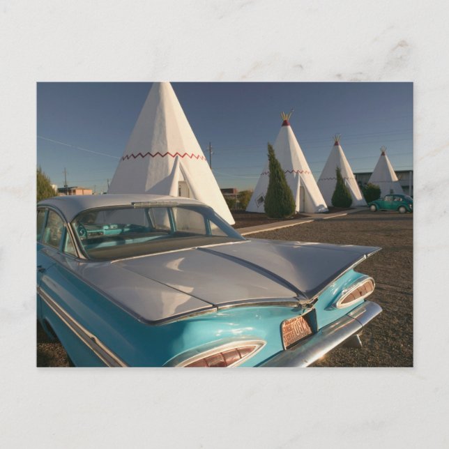 Cartão Postal NA, EUA, Arizona, Holbrook Route 66, Wigwam 2 (Frente)