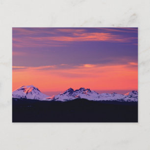 Cartão Postal NA, EUA, Oregon, As Montanhas The Three Sisters