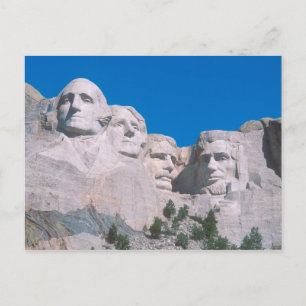 Cartão Postal NA, EUA, SD, Monte Rushmore.