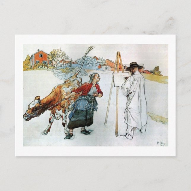 Cartão Postal Na Fazenda (Frente)