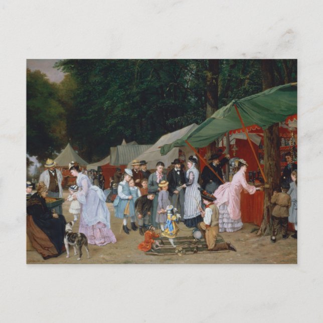 Cartão Postal Na Feira,1877 (Frente)