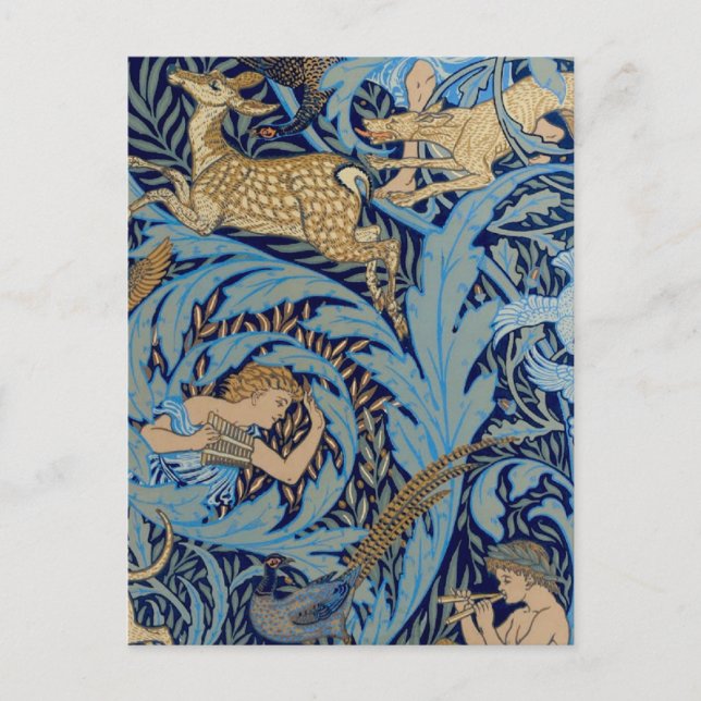 Cartão Postal Na floresta (Frente)