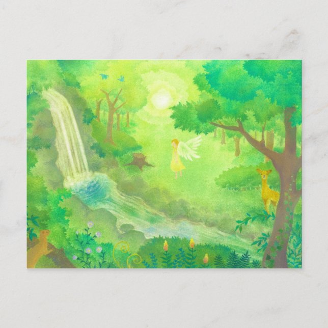Cartão Postal na floresta (Frente)